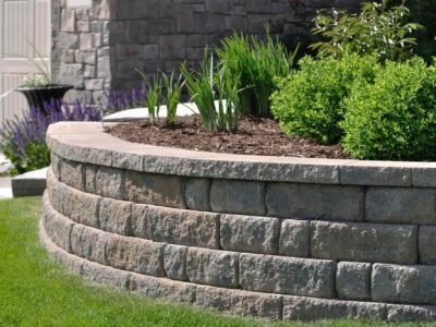 Garden retaining wall installers Solihull