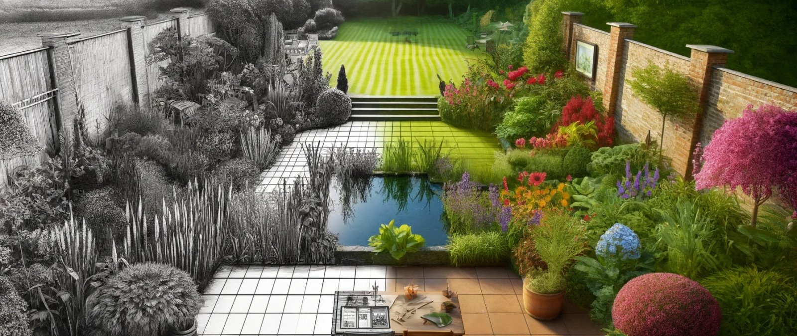 Landscaping design service near Solihull